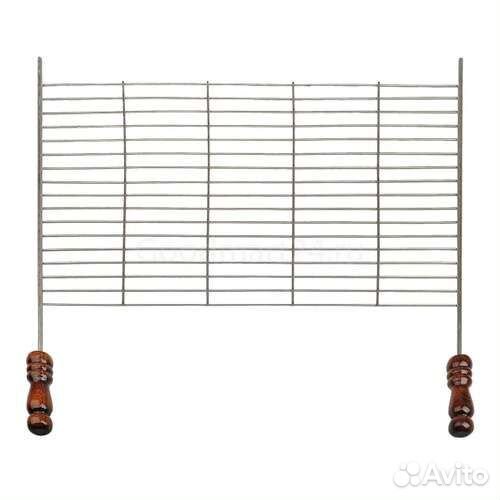 Сетка на мангал нерж. сталь 40х30см