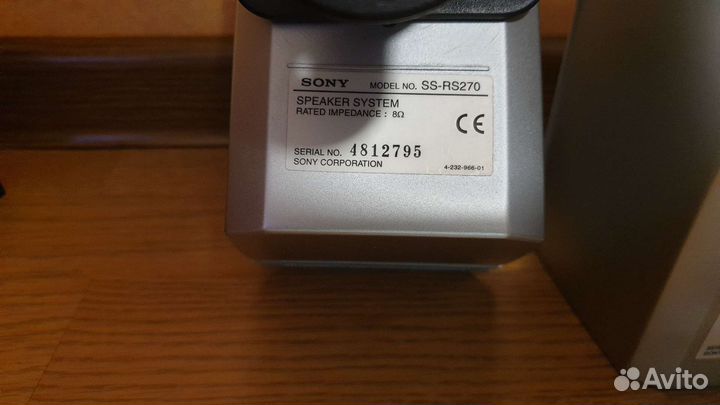 Колонки Sony с кронштейном