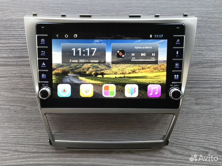 Магнитола Toyota Camry V40 + физические кнопки