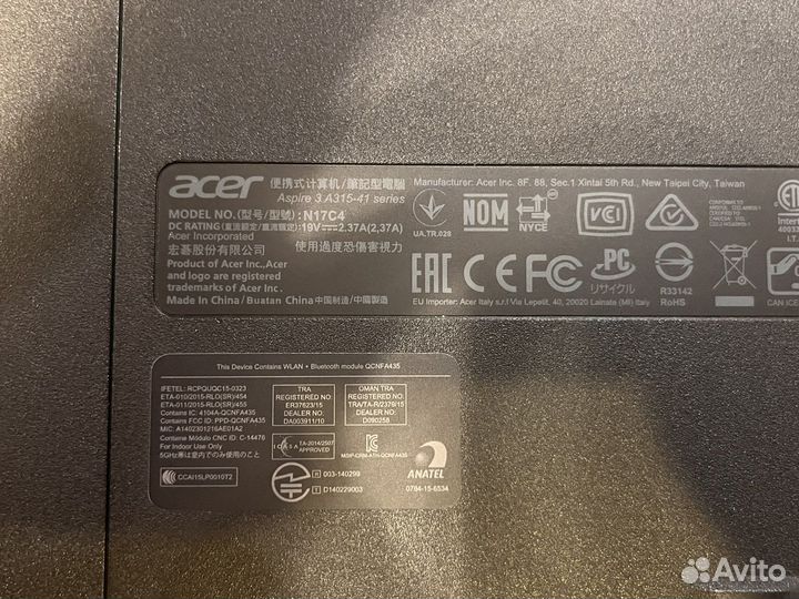 Acer aspire 3 a315 41