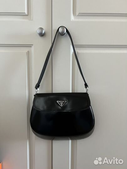 Сумка prada Cleo flap черная