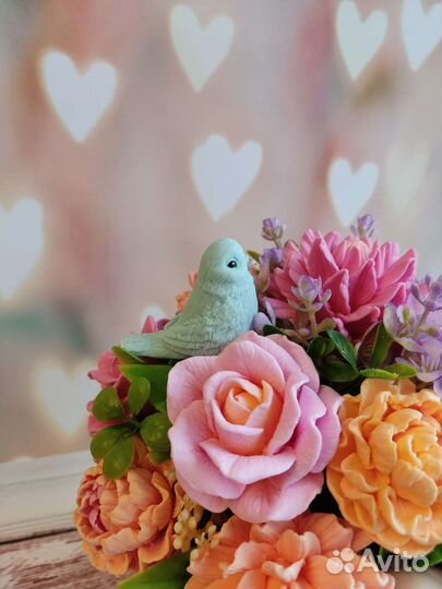 Букет цветов из мыла