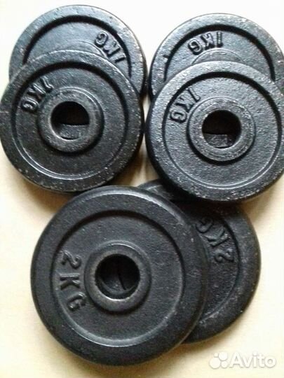Гантели спортивные разные