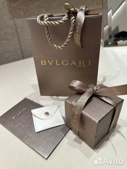 Кольцо bvlgari serpenti с бриллиантами