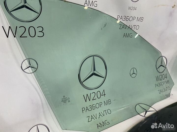 Стекла боковые Mercedes 204
