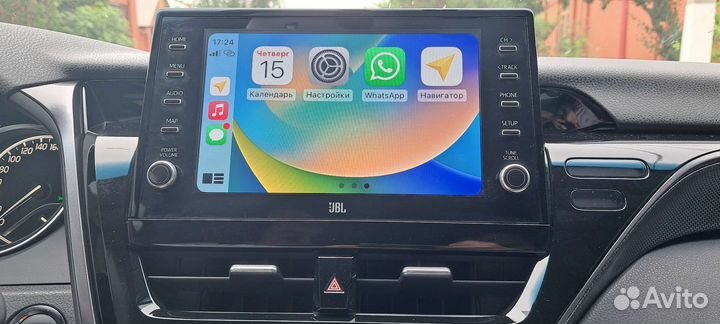Активация CarPlay Camry