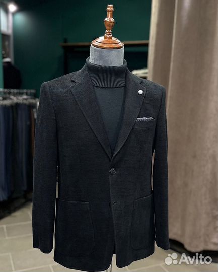 Твидовый пиджак мужской