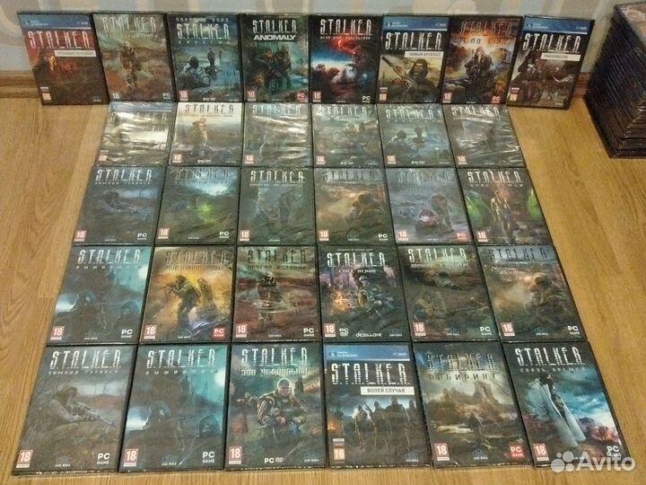 Очень много игр сталкер