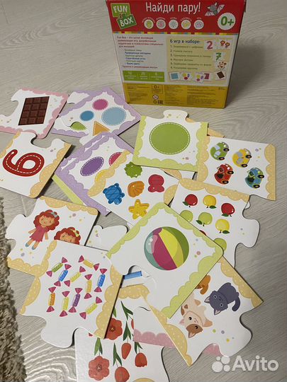 Первые пазлы (цифры и формы)