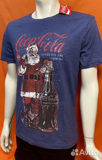 Новая мужская футболка Coca Cola М мерч из США