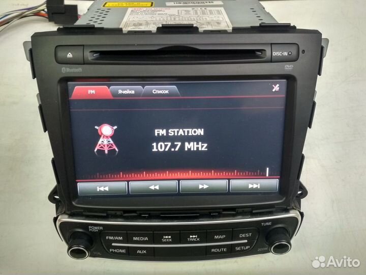 Ремонт магнитолы Kia Sorento