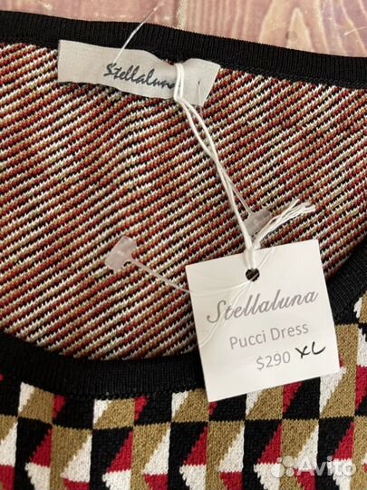 Миди платье из трикотажа pucci Stella Luna L