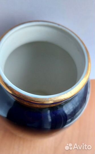 Ваза фарфоровая Кобальт лфз 