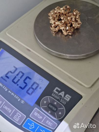 Золотая цепь 585 пробы