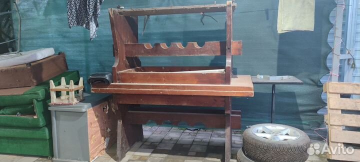 Деревянные столы