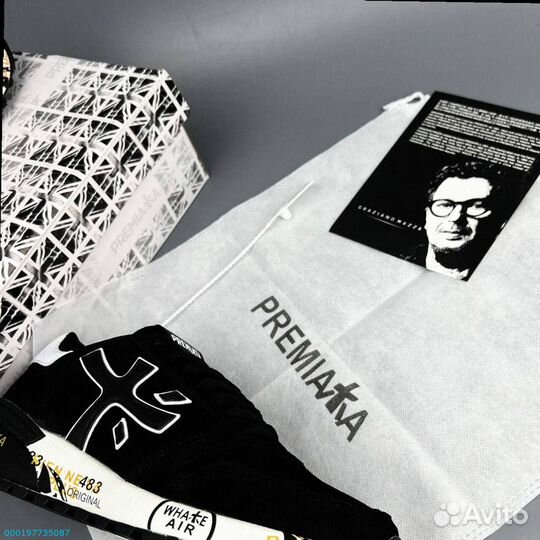 Кроссовки Premiata Black 41 - 45 (Арт.60668)