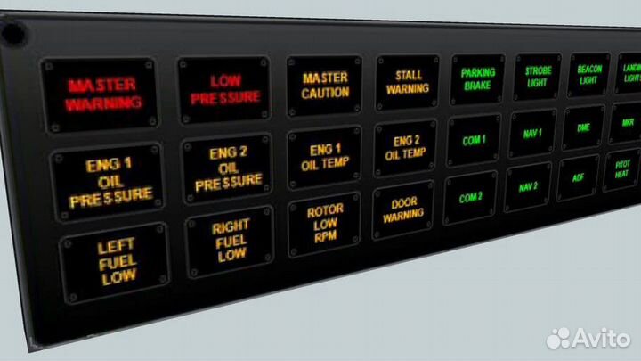 Saitek Backlit Information Panel