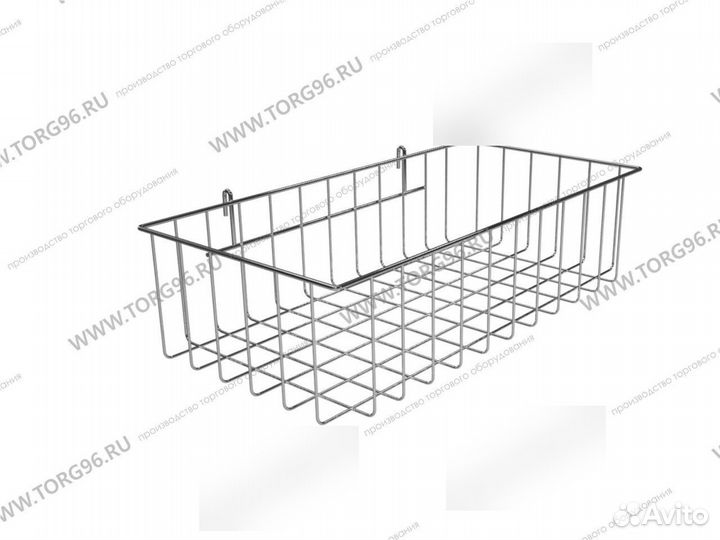 Корзина 40*20*15 хром