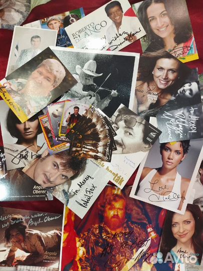 Автографы, актрисы, политики, музыканты