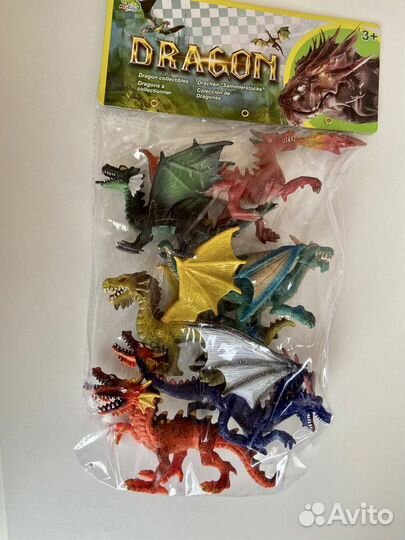 Набор драконов 6 шт