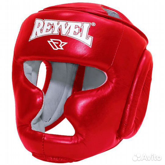 Шлем Боксерский Тренировочный Reyvel Кожа