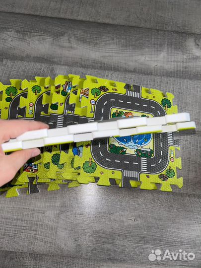 Коврик пазлы детский