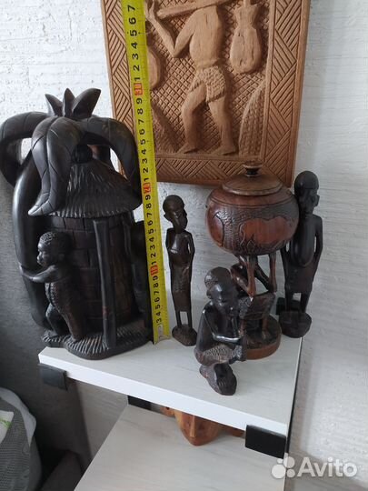 Шкатулка Фигурки эбен, статуэтки, дерево африка