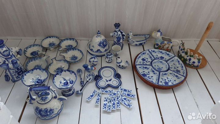 Посуда гжель