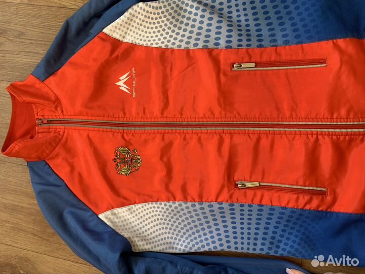 Лыжная разминочная кофта