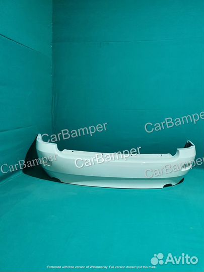 Бампер задний Калина 1117 универсал Белое облако