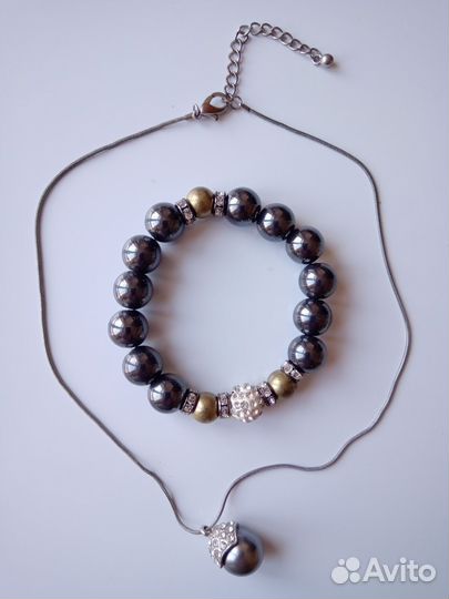 Кулон с браслетом