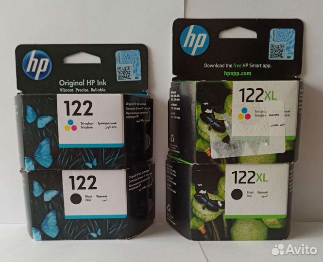Картриджи струйные HP 122 оригинальные