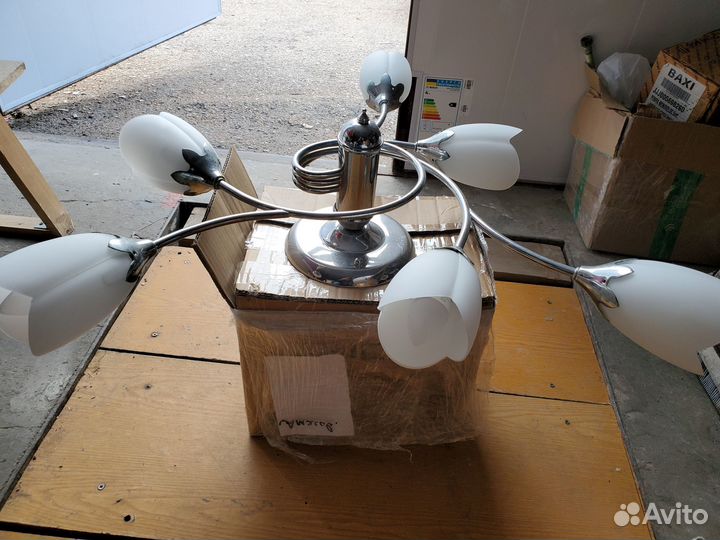 Люстра потолочная бу