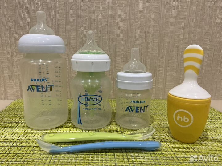 Бутылочки для кормления avent