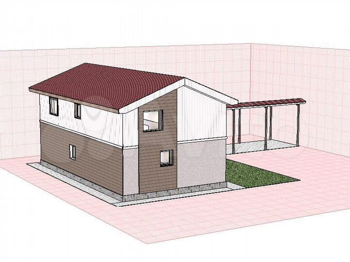 Дом 180 м² на участке 6 сот.