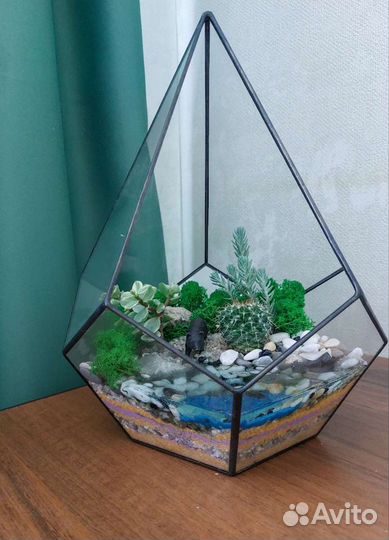 Флорариум с водоемом