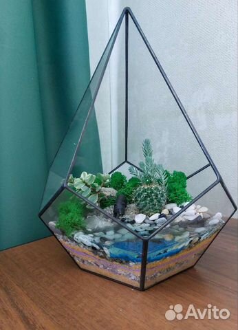 Флорариум с водоемом