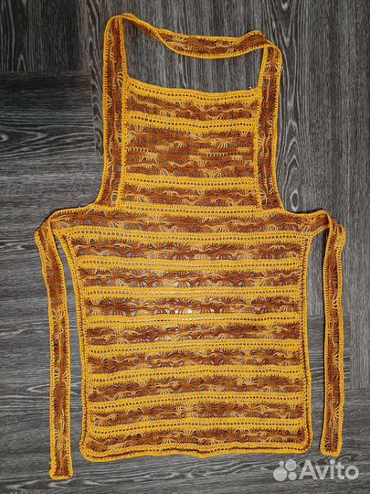 Фартук вязанный для кухни