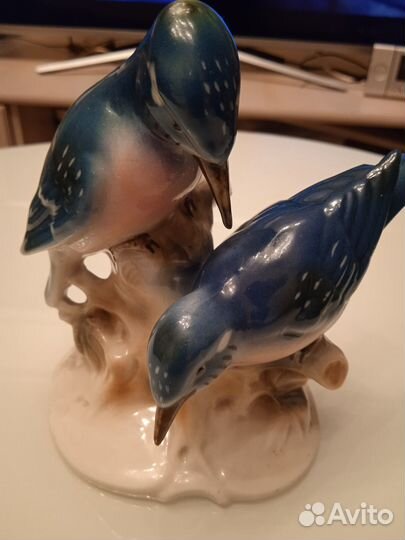 Фарфоровые статуэтки германия птицы