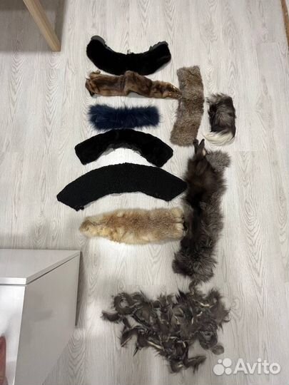 Меховые шкурки и воротники