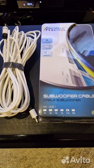 Кабель для сабвуфера Real Cable, 7.5 м