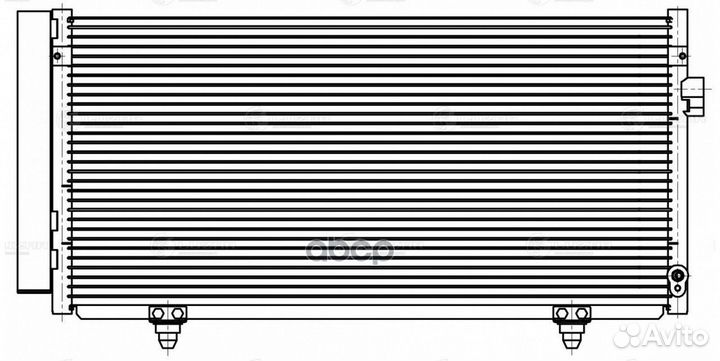 Радиатор Кондиционера Subaru Forester Iii/Impre