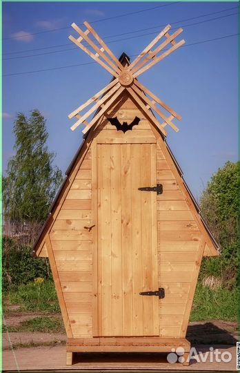 Дачный туалет деревянный JKT223