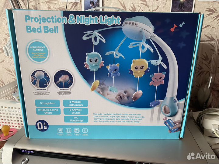 Мобиль на кроватку с проектором