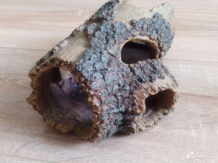 Домик полено для рептилий