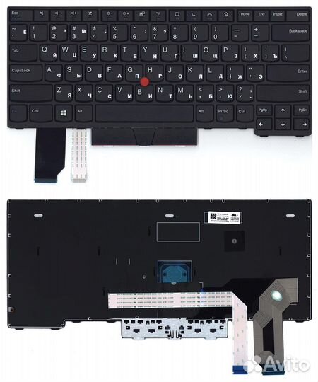 Клавиатура Lenovo ThinkPad L14 gen 1/2 черная