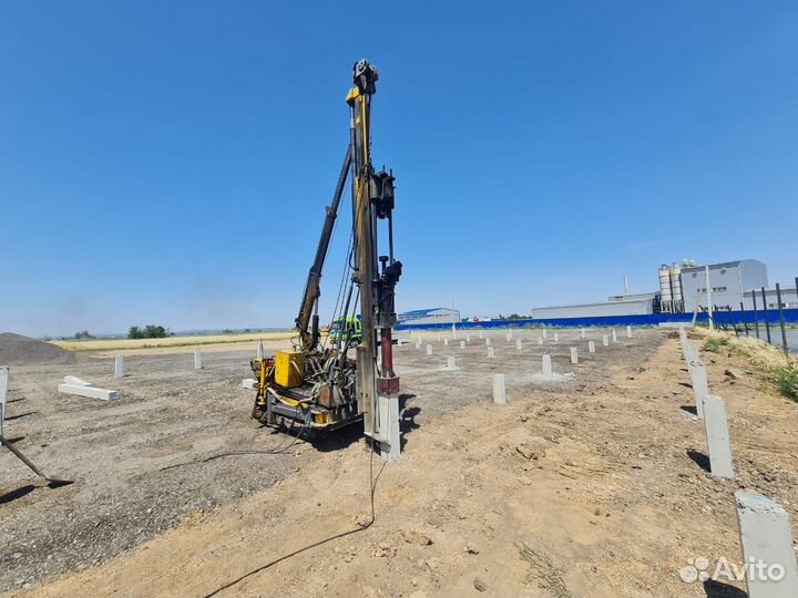 Забивание свай