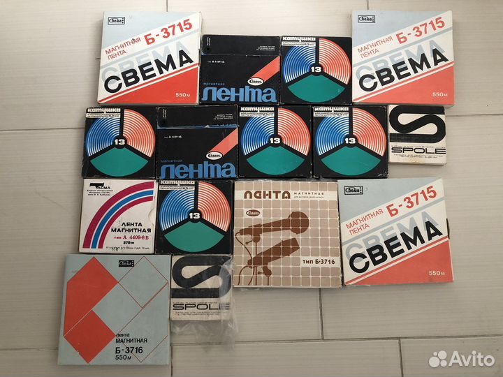 Катушки бобины для магнитофона