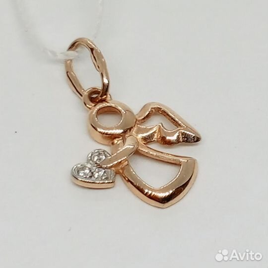 Подвеска с синтетическим камнем Золото