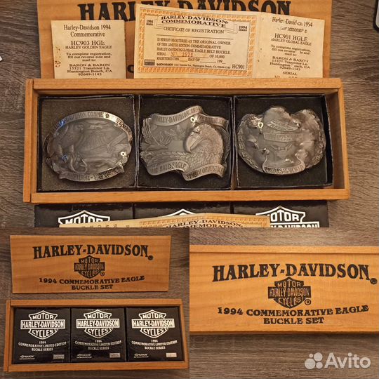 Пряжка Harley Davidson новая литьё оригинал